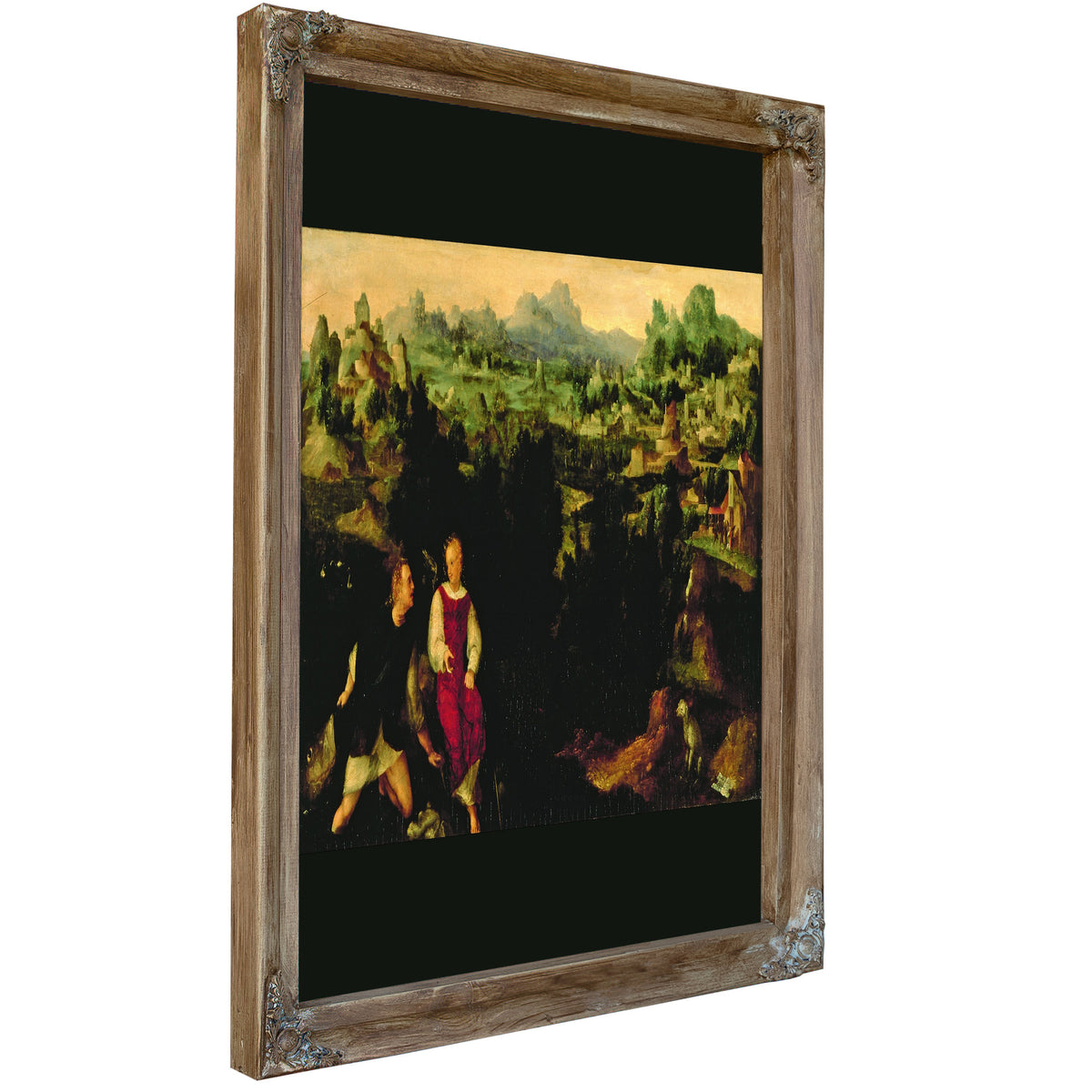Landscape With Tobias And The Angel 3 By Jan van Scorel