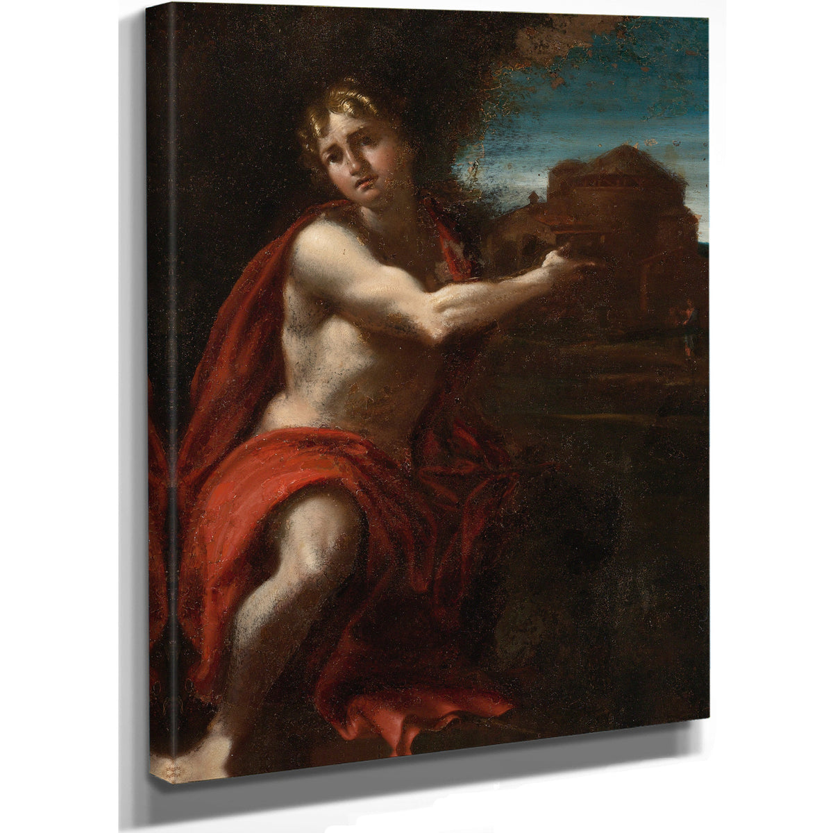 Saint John The Baptist 23 By Circle of Annibale Carracci