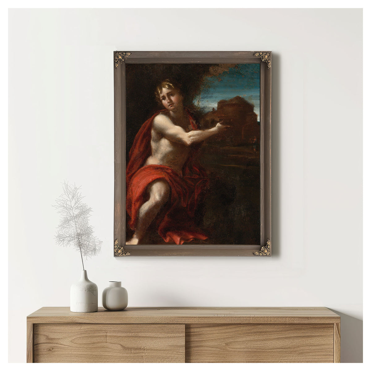 Saint John The Baptist 23 By Circle of Annibale Carracci