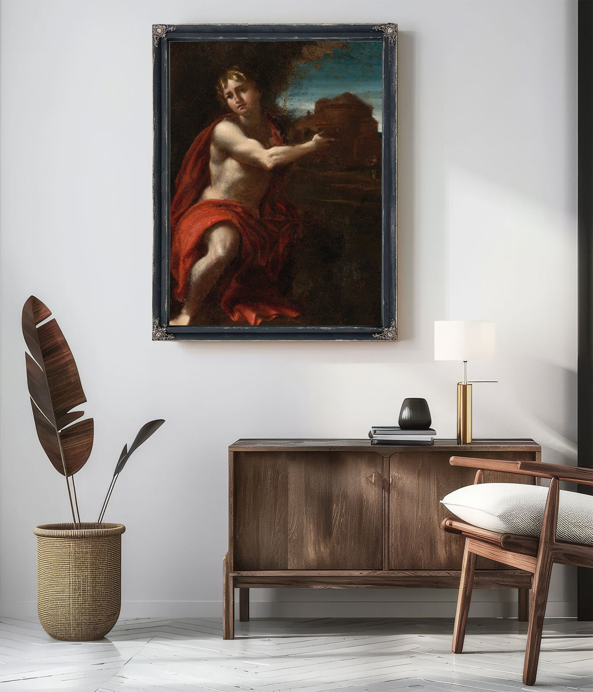 Saint John The Baptist 23 By Circle of Annibale Carracci
