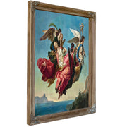 Saint Catherine Carried To Mount Sinai By Angels After Her Martyrdom By Karl von Blaas