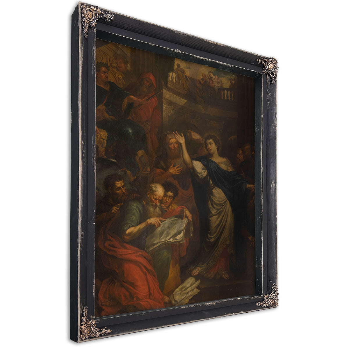 The Dispute Of Saint Catherine Of Alexandria With The Fifty Philosophers By Peter Ykens