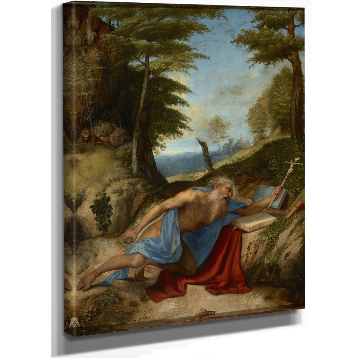 Saint Jerome Penitent By Lorenzo Lotto