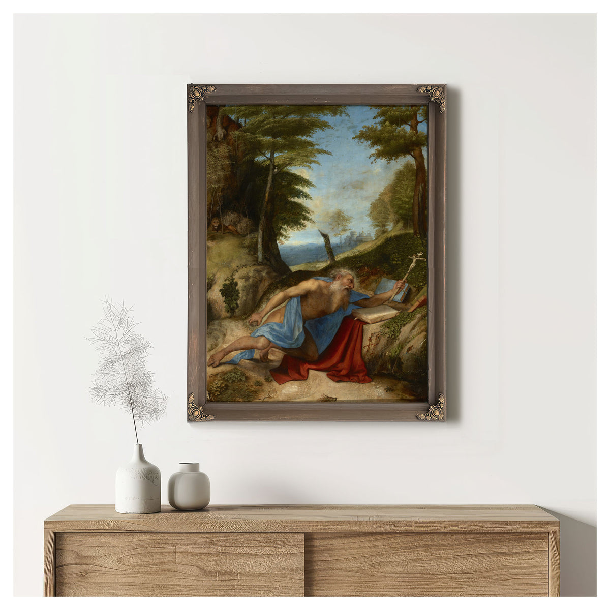 Saint Jerome Penitent By Lorenzo Lotto