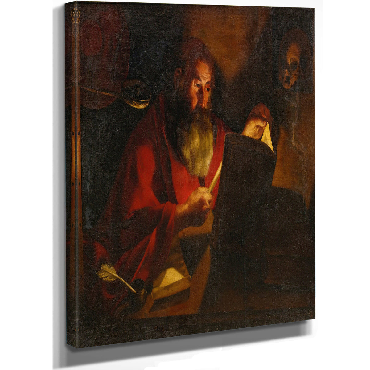 Saint Jerome 17 By Follower of Gerrit van Honthorst
