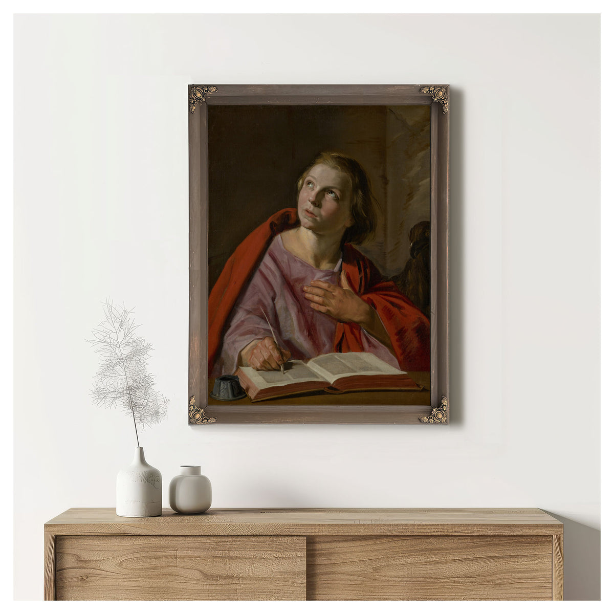 Saint John The Evangelist By Frans Hals