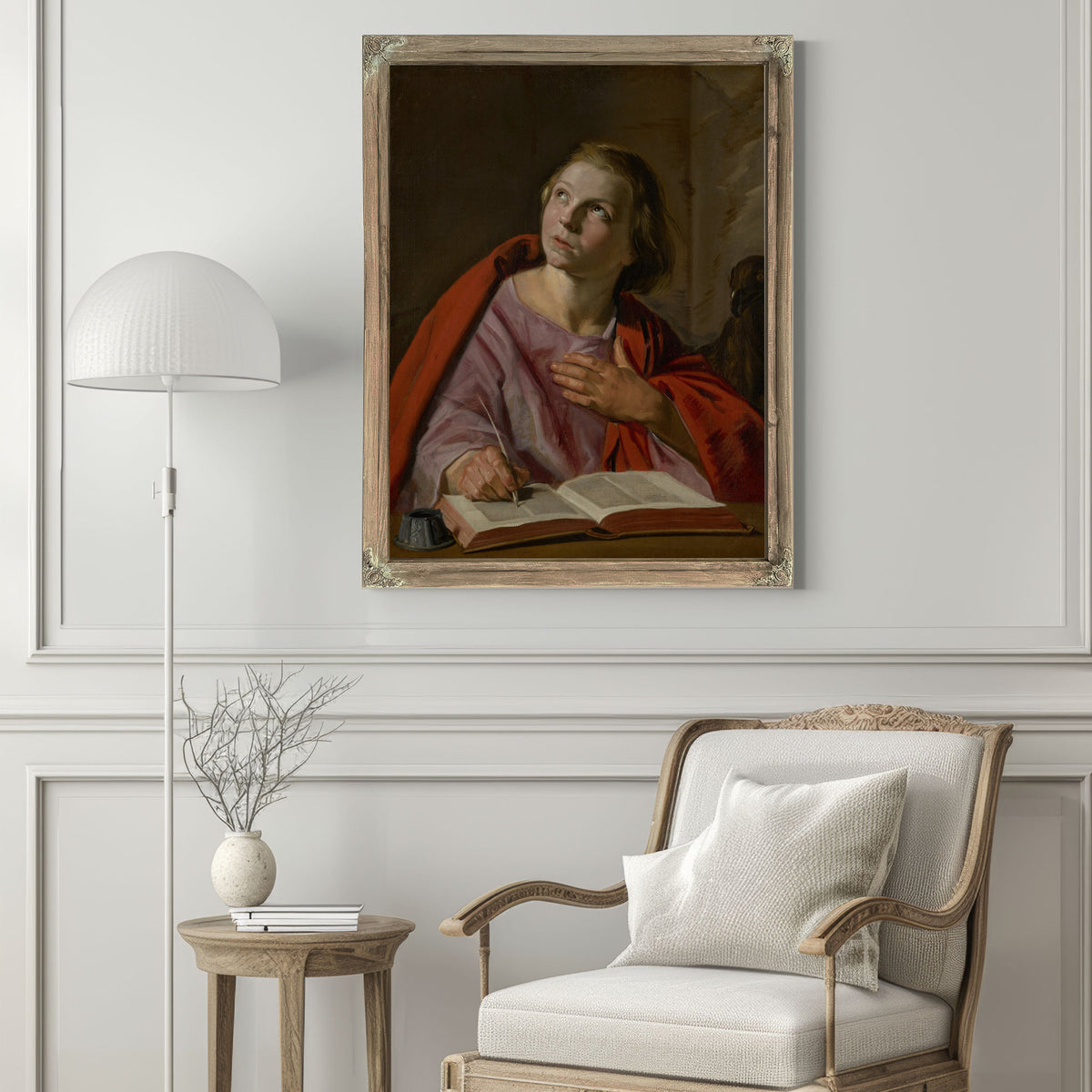 Saint John The Evangelist By Frans Hals