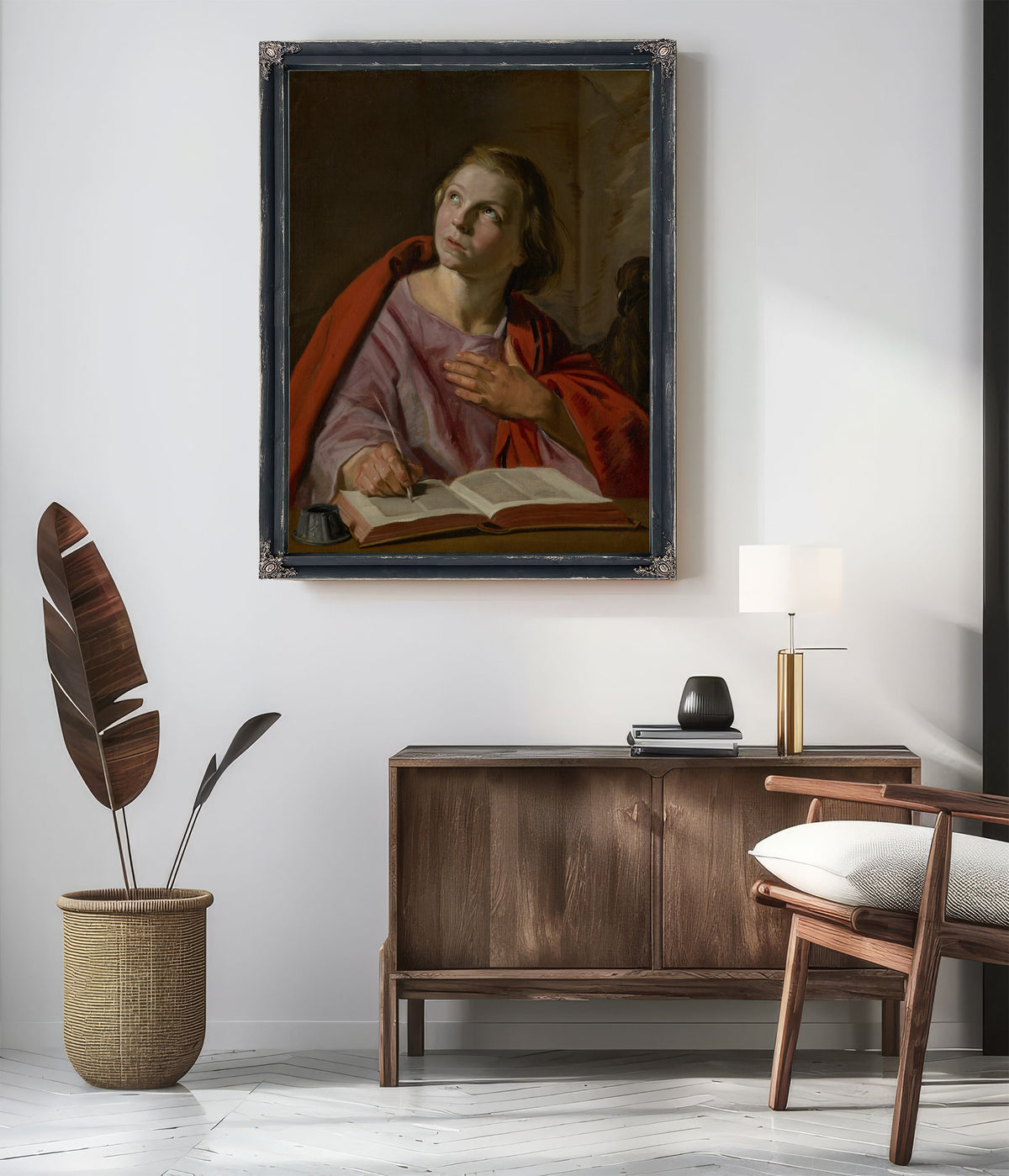 Saint John The Evangelist By Frans Hals