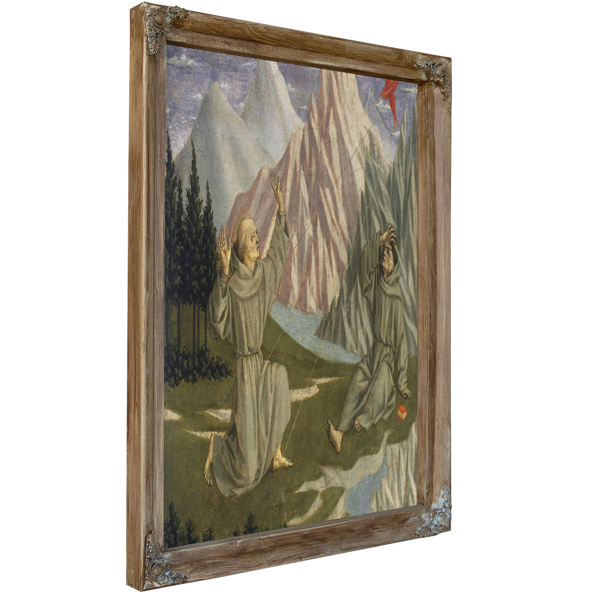 Saint Francis Receiving The Stigmata 4 By Domenico Veneziano