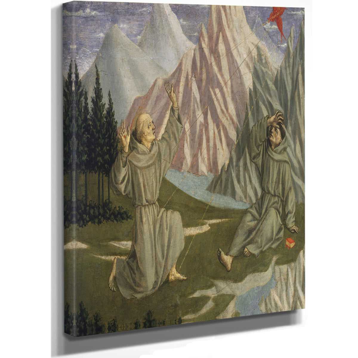 Saint Francis Receiving The Stigmata 4 By Domenico Veneziano