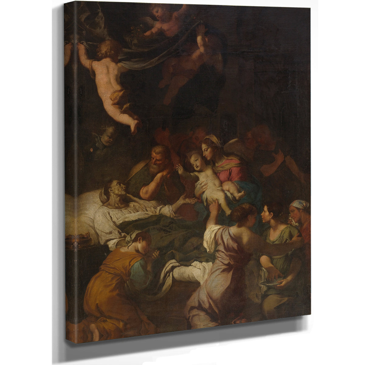 The Death Of Saint Anne By Fabrizio Chiari