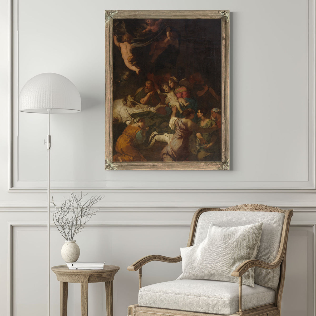 The Death Of Saint Anne By Fabrizio Chiari