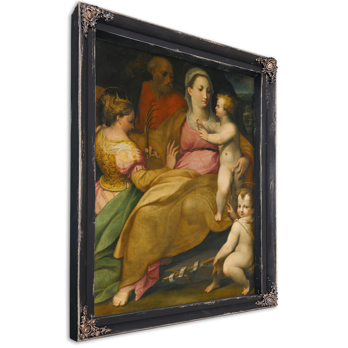 The Mystical Marriage Of Saint Catherine 7 By Bolognese School