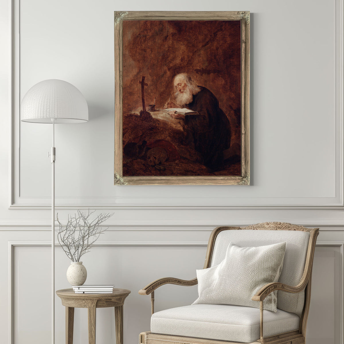 Saint Jerome 3 By Jan Olis