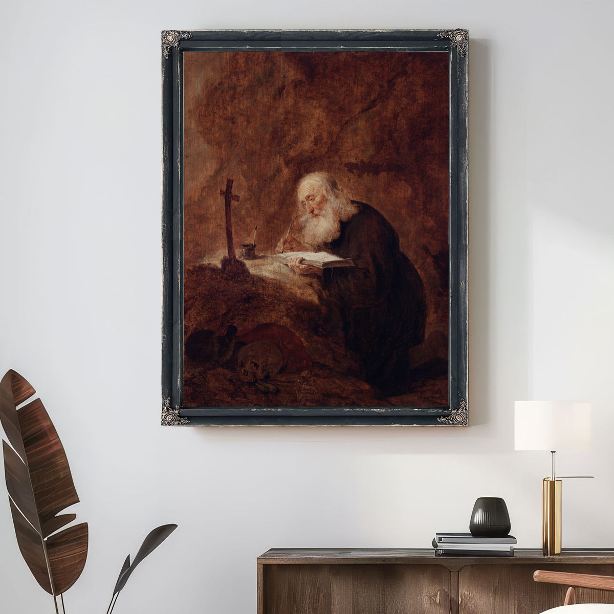 Saint Jerome 3 By Jan Olis