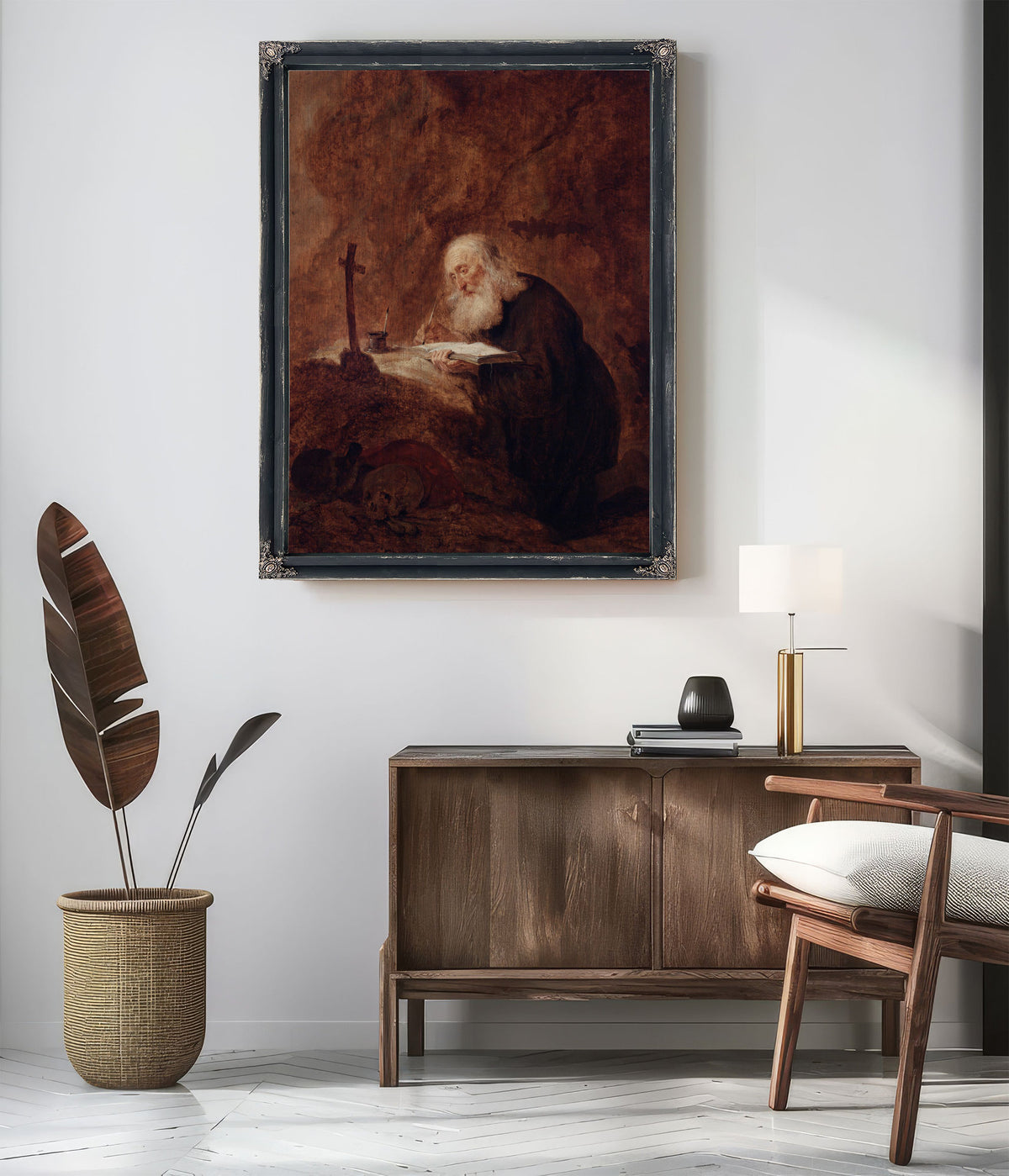 Saint Jerome 3 By Jan Olis