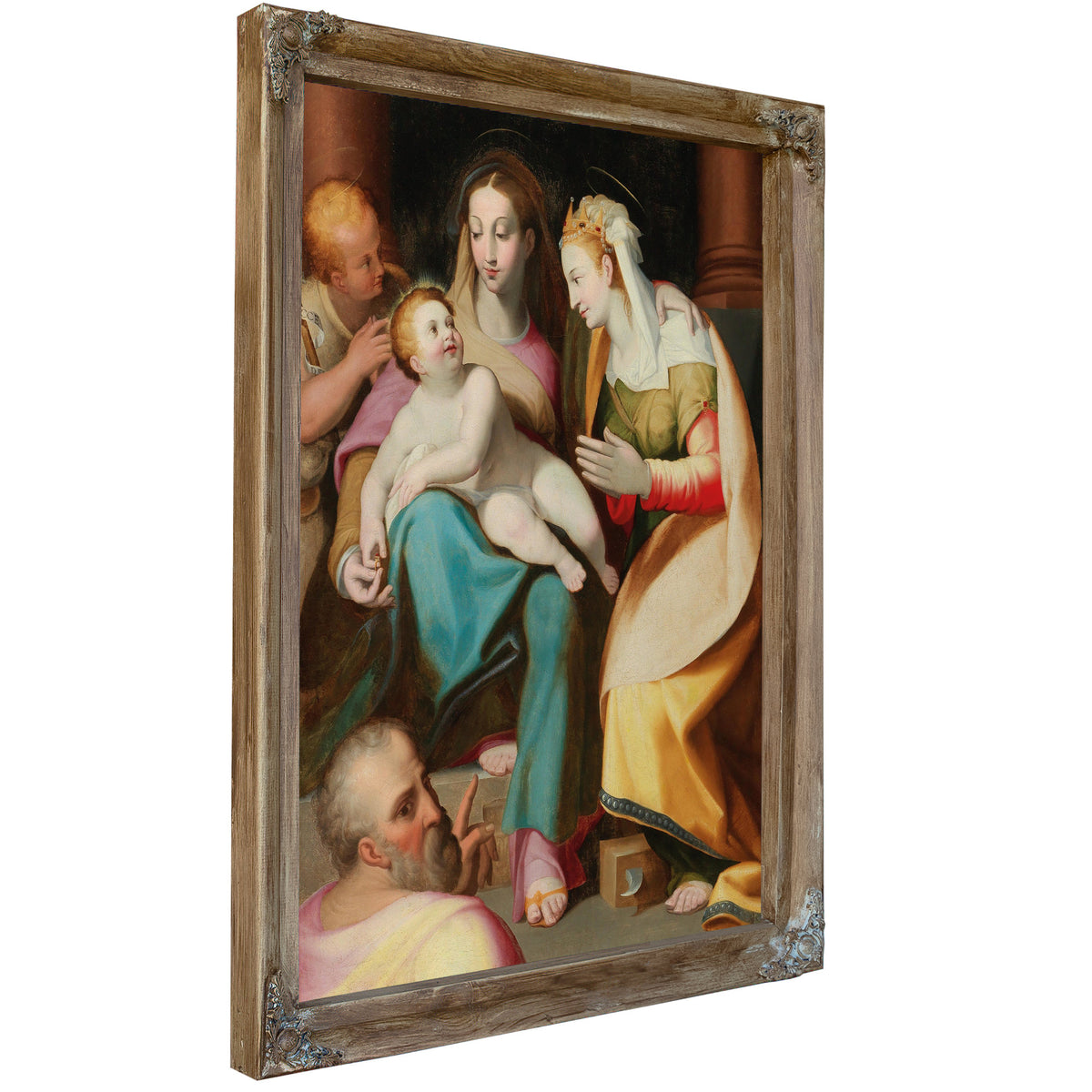 The Mystical Marriage Of Saint Catherine 2 By Lorenzo Sabatini