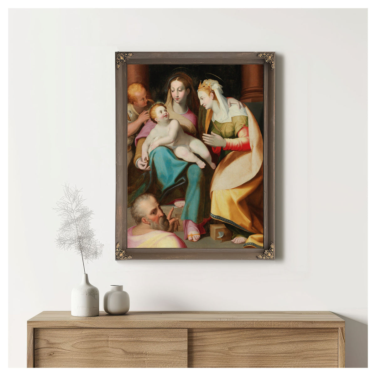 The Mystical Marriage Of Saint Catherine 2 By Lorenzo Sabatini