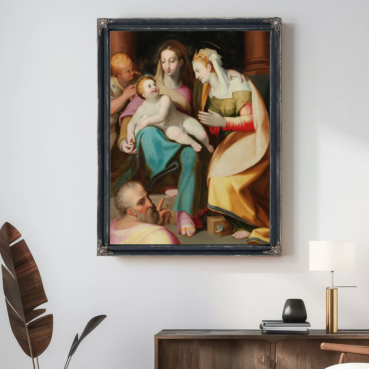 The Mystical Marriage Of Saint Catherine 2 By Lorenzo Sabatini