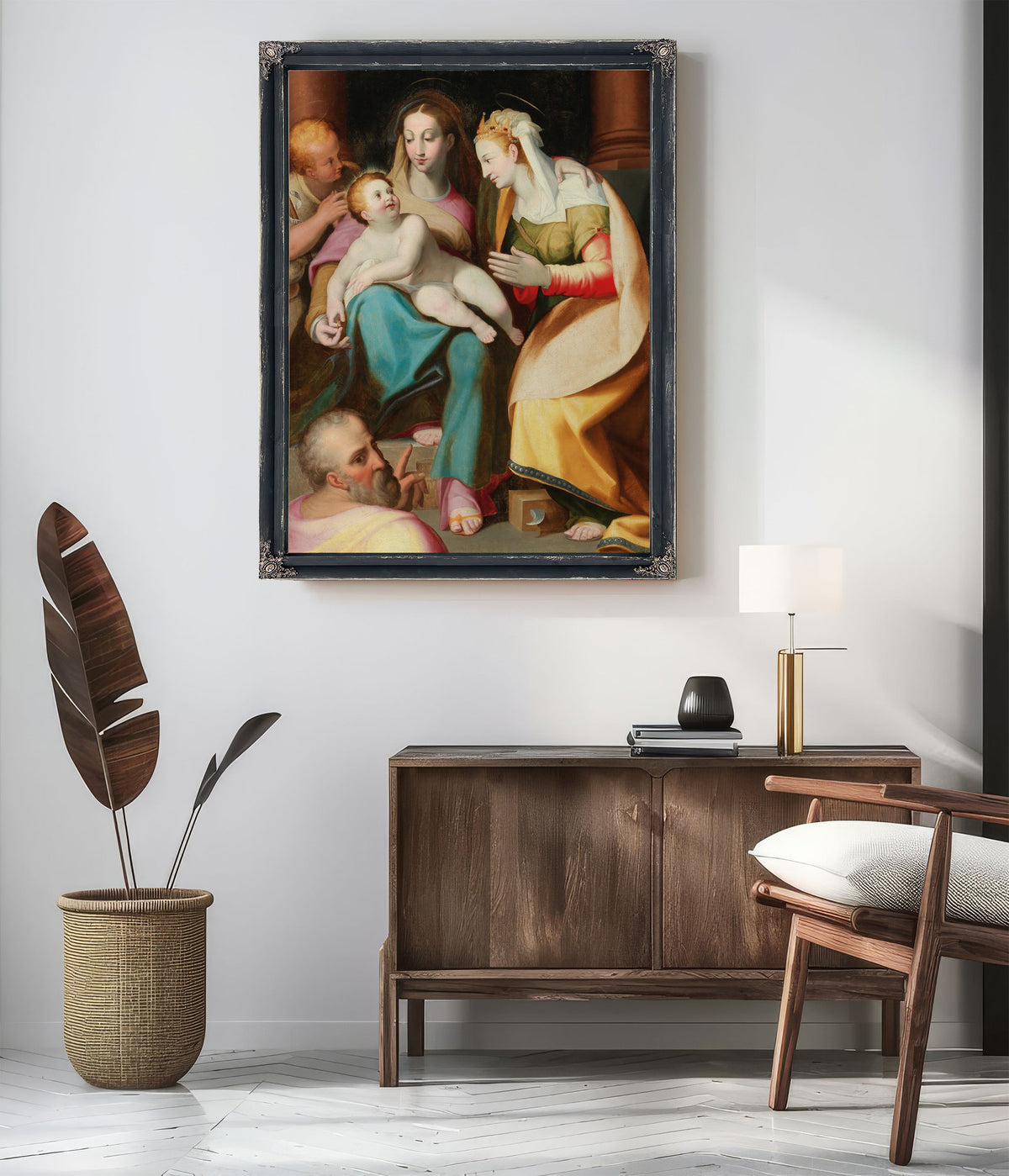 The Mystical Marriage Of Saint Catherine 2 By Lorenzo Sabatini