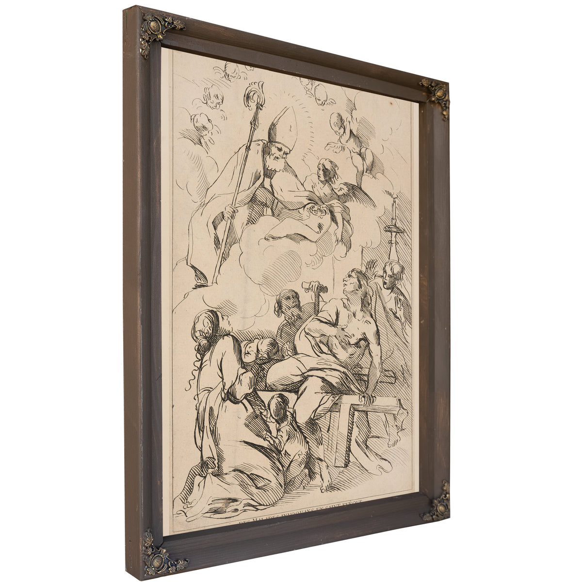 Patients Invoking A Bishop Saint By Giacinto Brandi