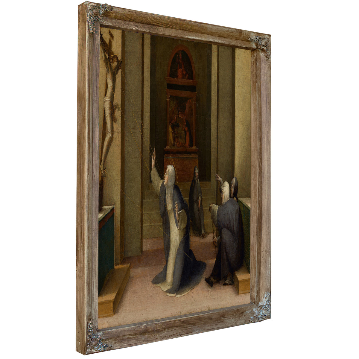 Saint Catherine Of Siena Receiving The Stigmata By Domenico Beccafumi
