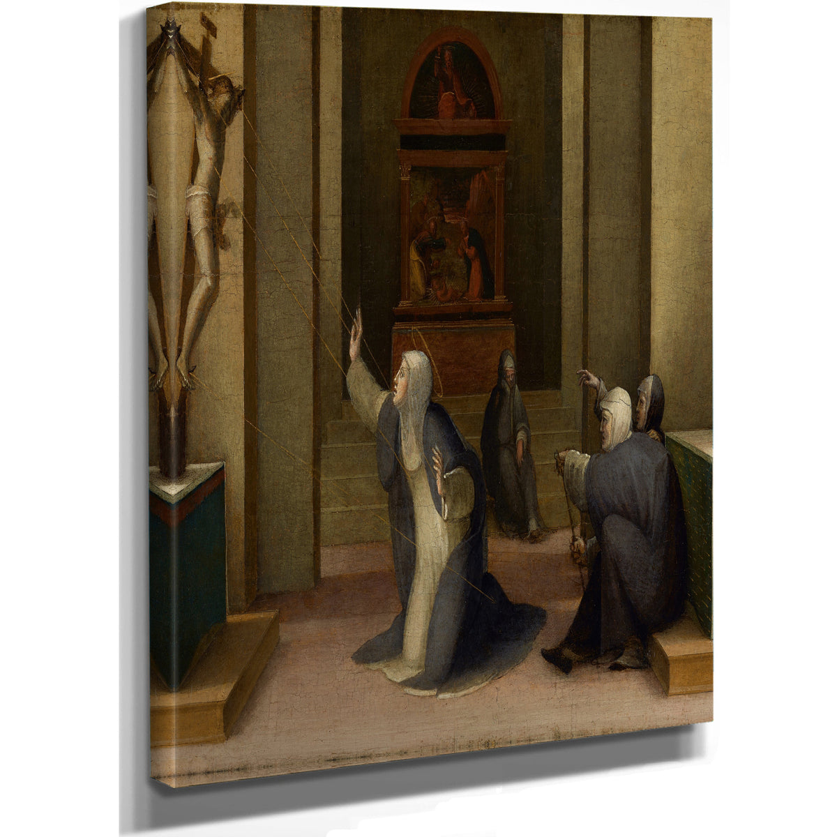 Saint Catherine Of Siena Receiving The Stigmata By Domenico Beccafumi