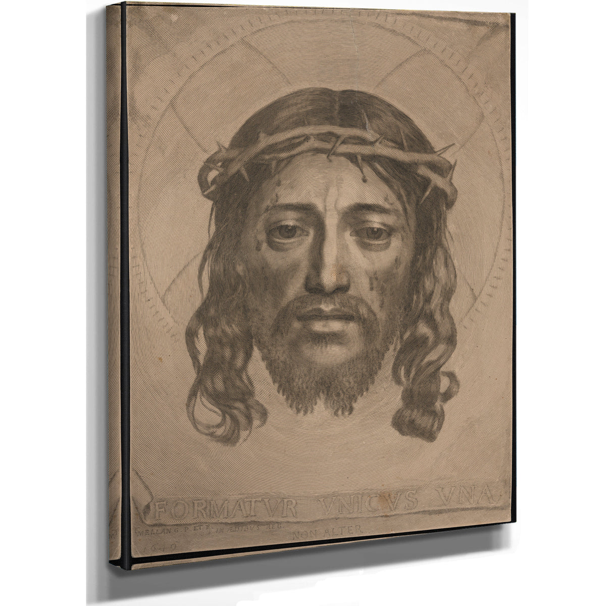 Sudarium Of Saint Veronica St Veronicas Veil By Claude Mellan