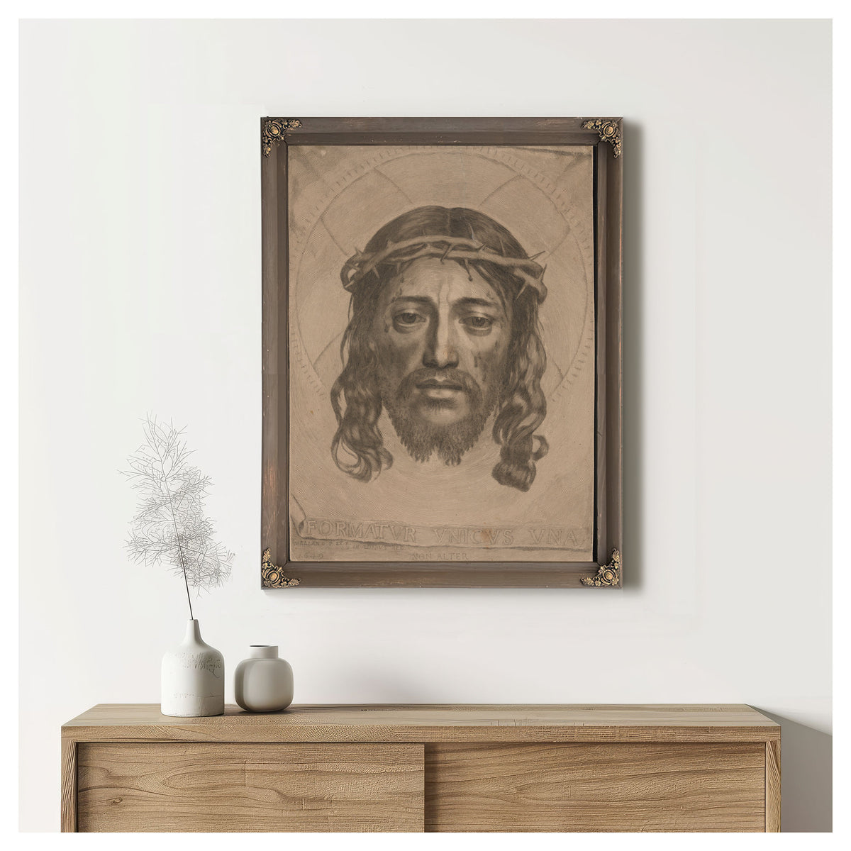 Sudarium Of Saint Veronica St Veronicas Veil By Claude Mellan