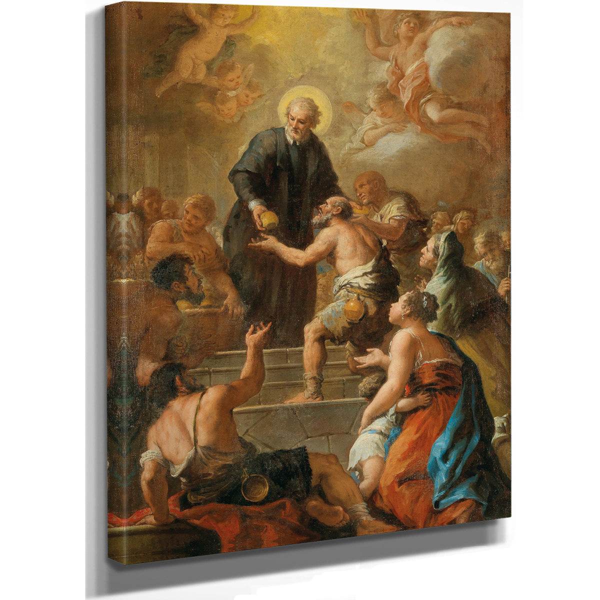 Charity Of Saint Vincent De Paul By Paolo de Matteis