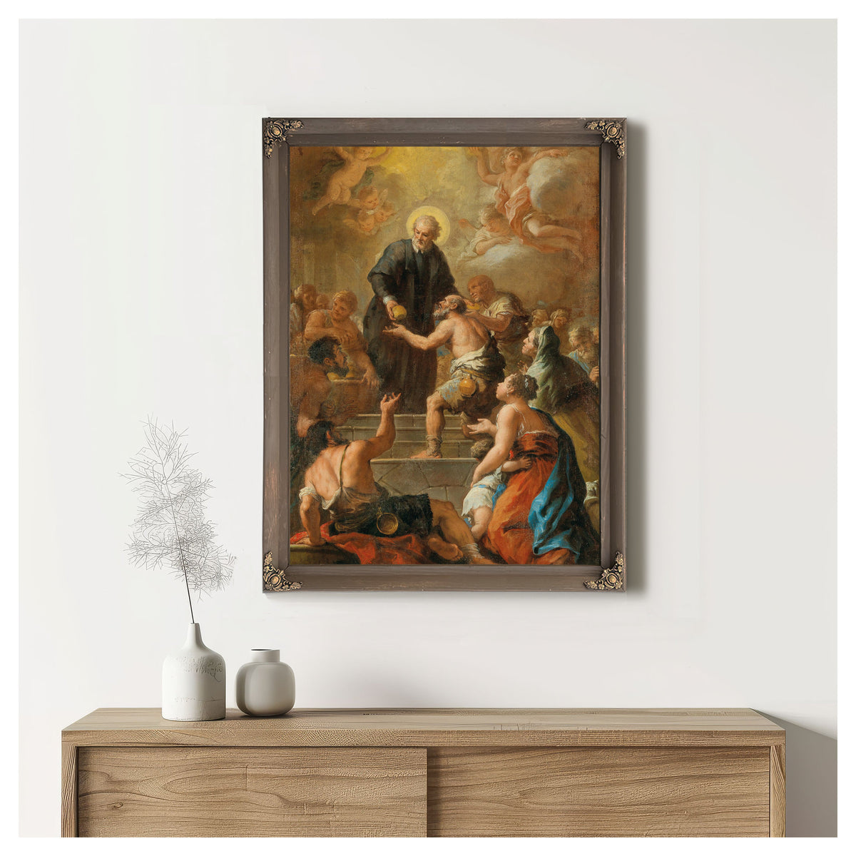 Charity Of Saint Vincent De Paul By Paolo de Matteis