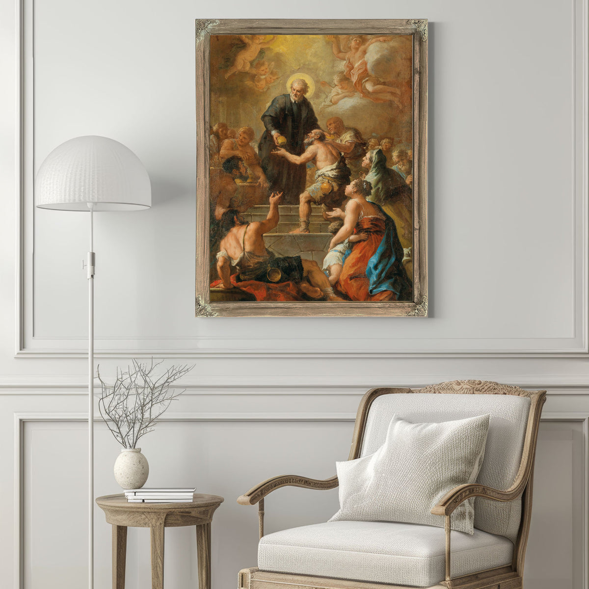 Charity Of Saint Vincent De Paul By Paolo de Matteis