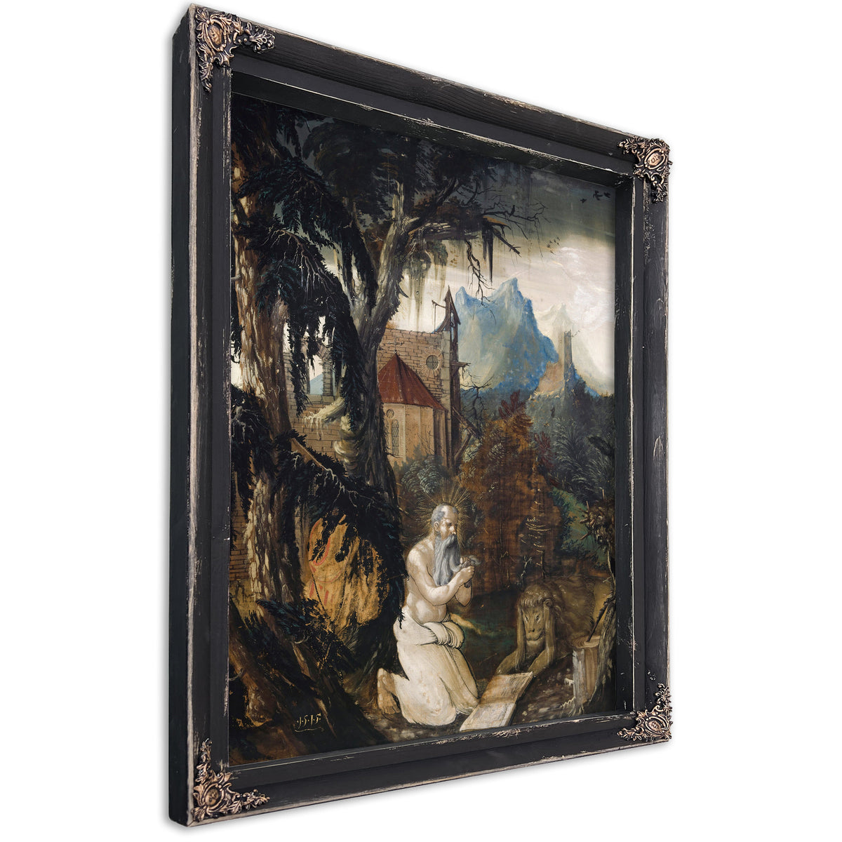 Saint Jerome In The Wilderness 3 By Hans Leu the younger