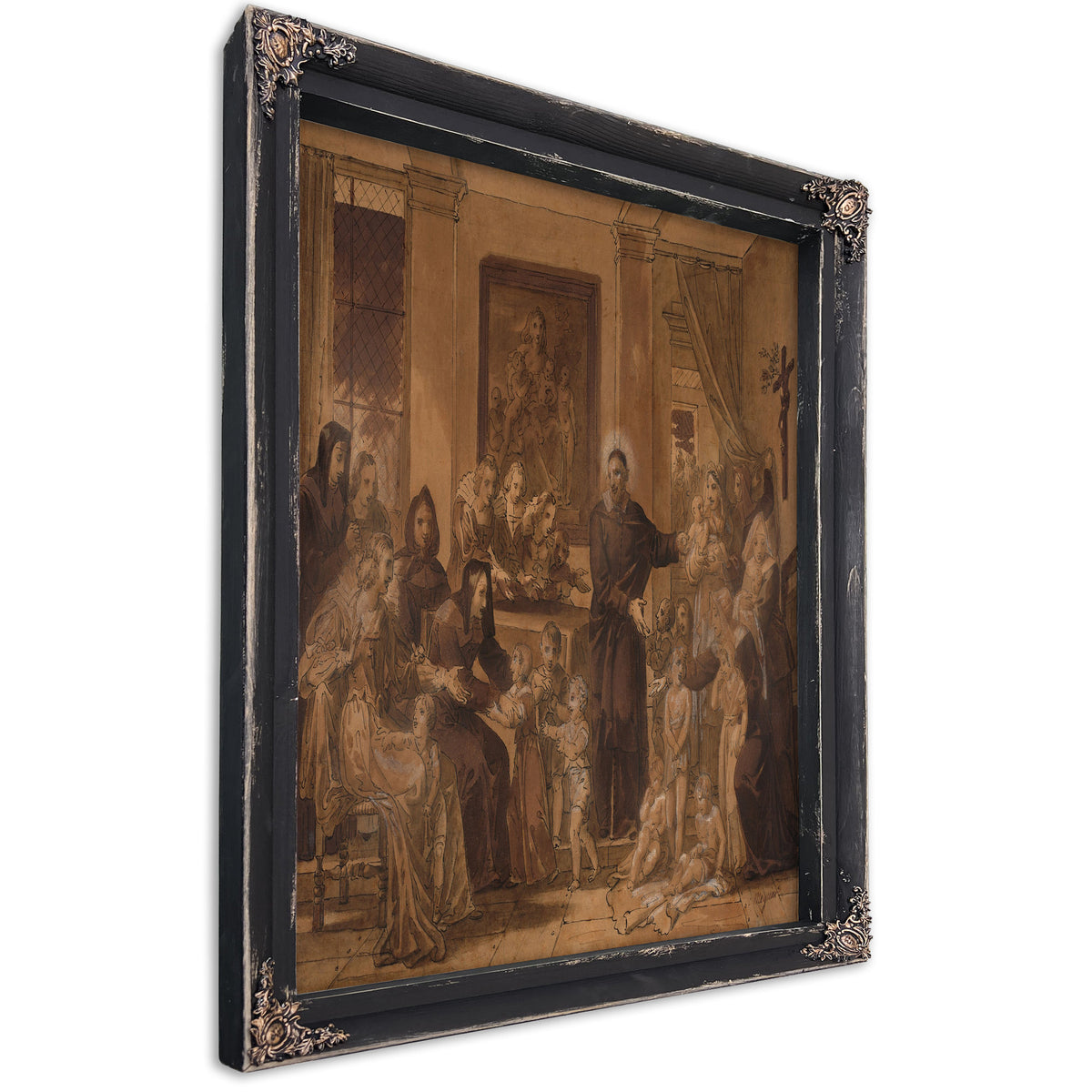 Saint Vincent De Paul In The Court Of Louis Xiii By Charles Meynier