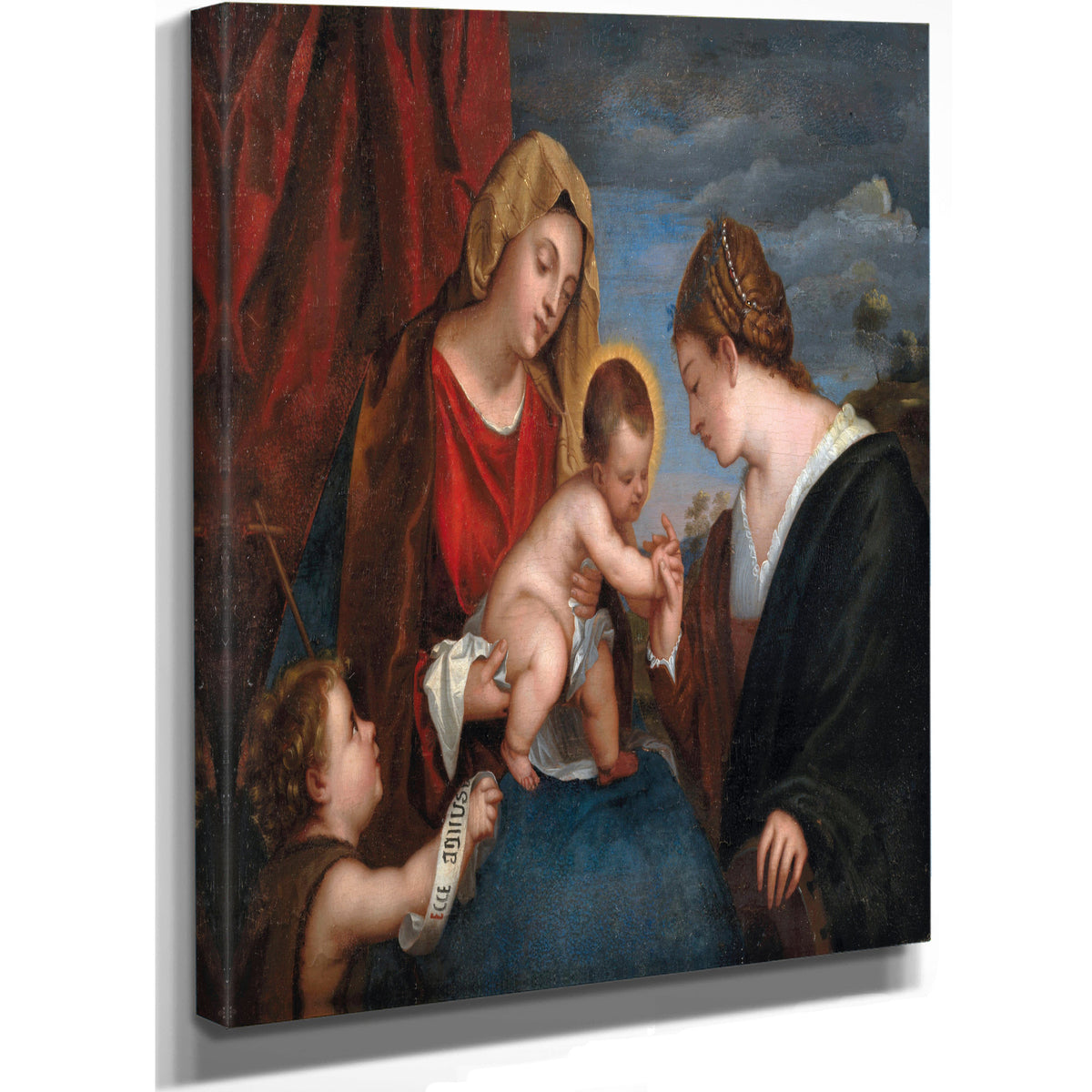 The Mystical Marriage Of Saint Catherine 8 By Venetian School