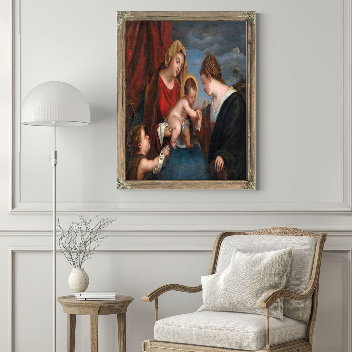 The Mystical Marriage Of Saint Catherine 8 By Venetian School