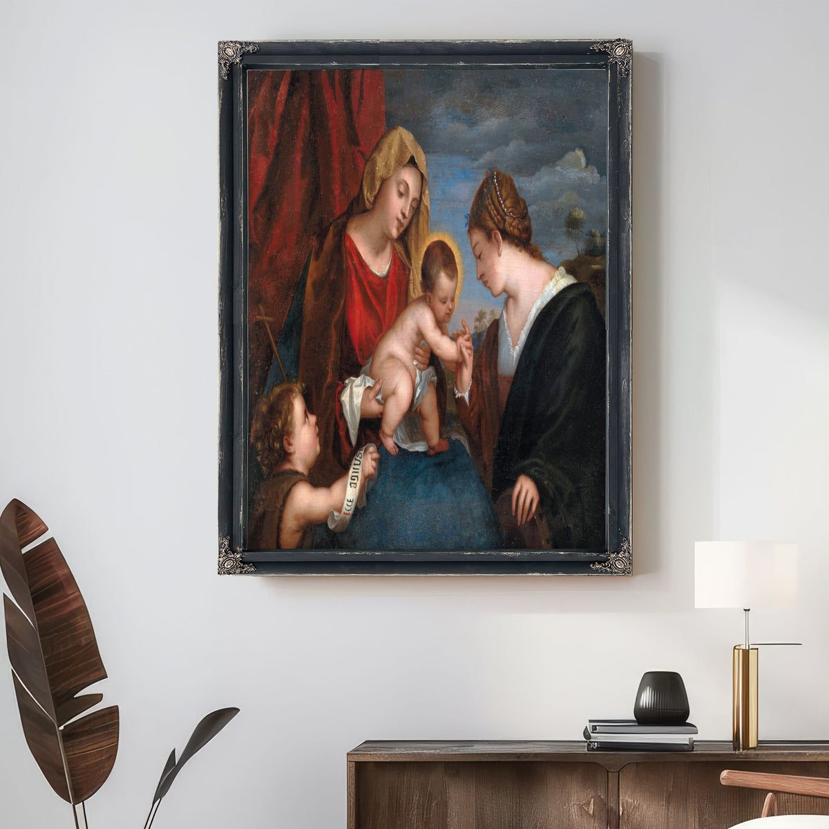 The Mystical Marriage Of Saint Catherine 8 By Venetian School