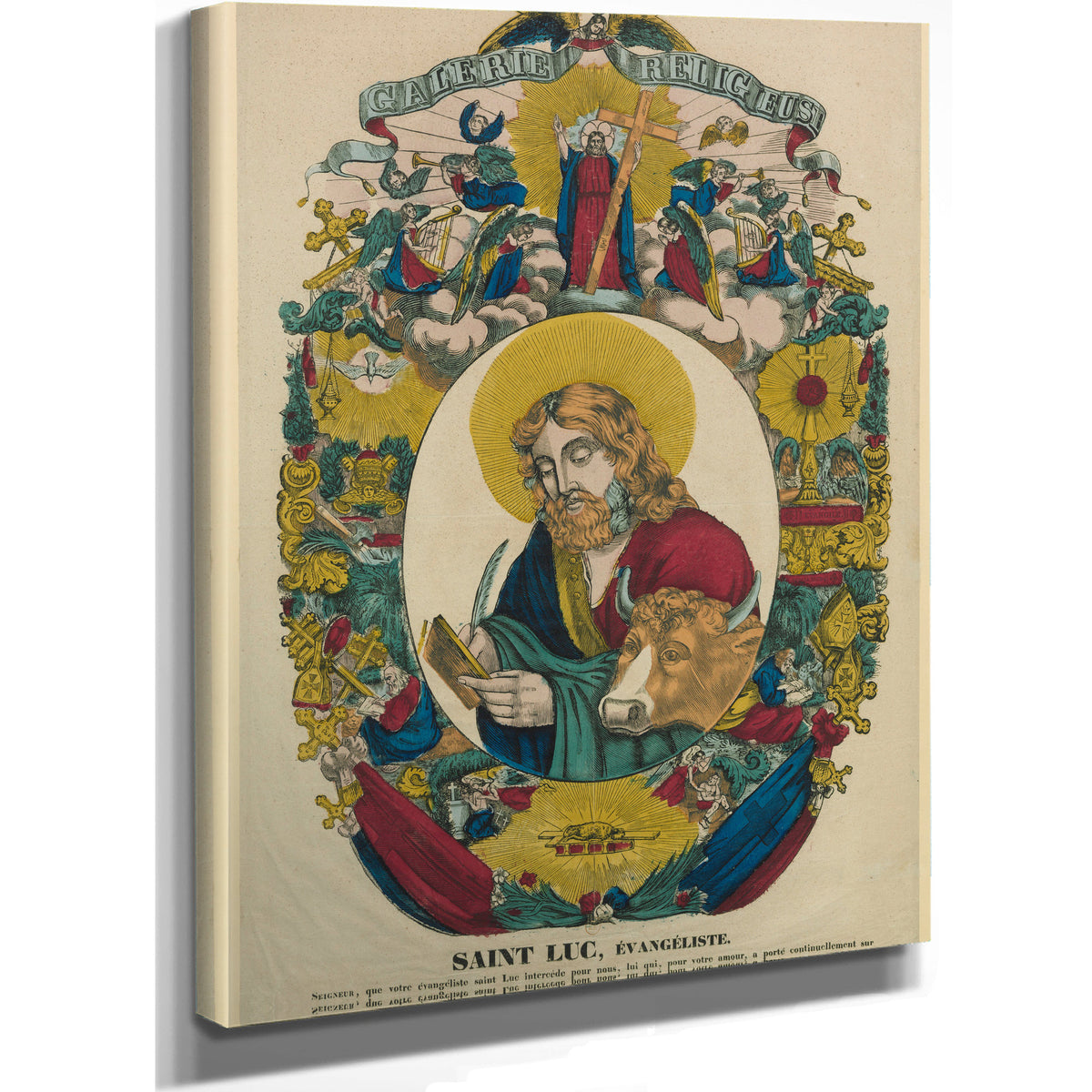 Saint Luc Evangeliste By Imp. Pellerin & Cie