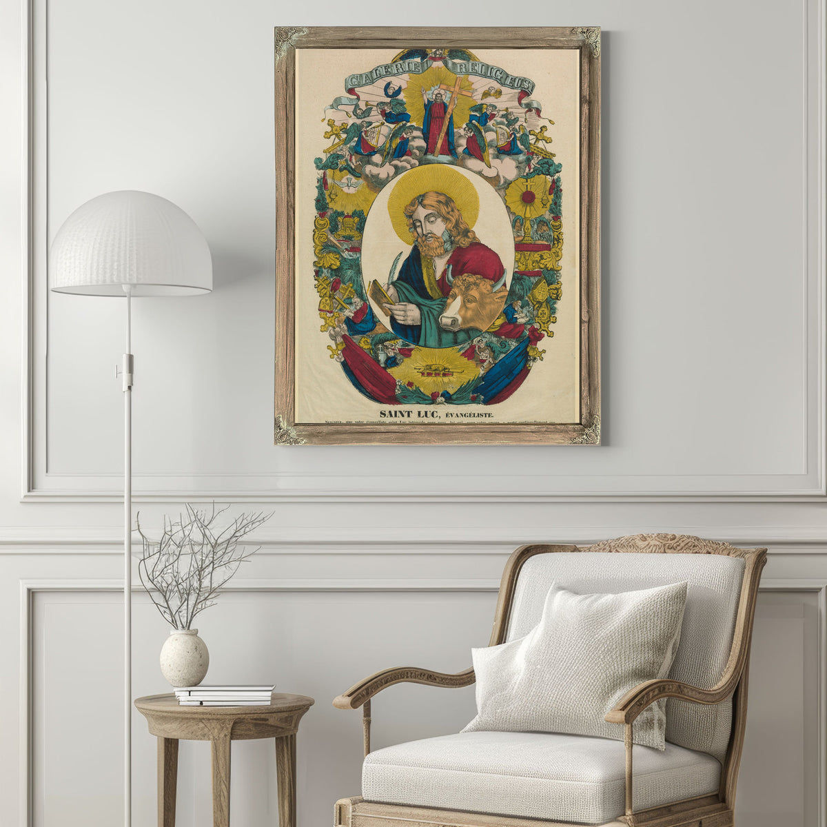 Saint Luc Evangeliste By Imp. Pellerin & Cie