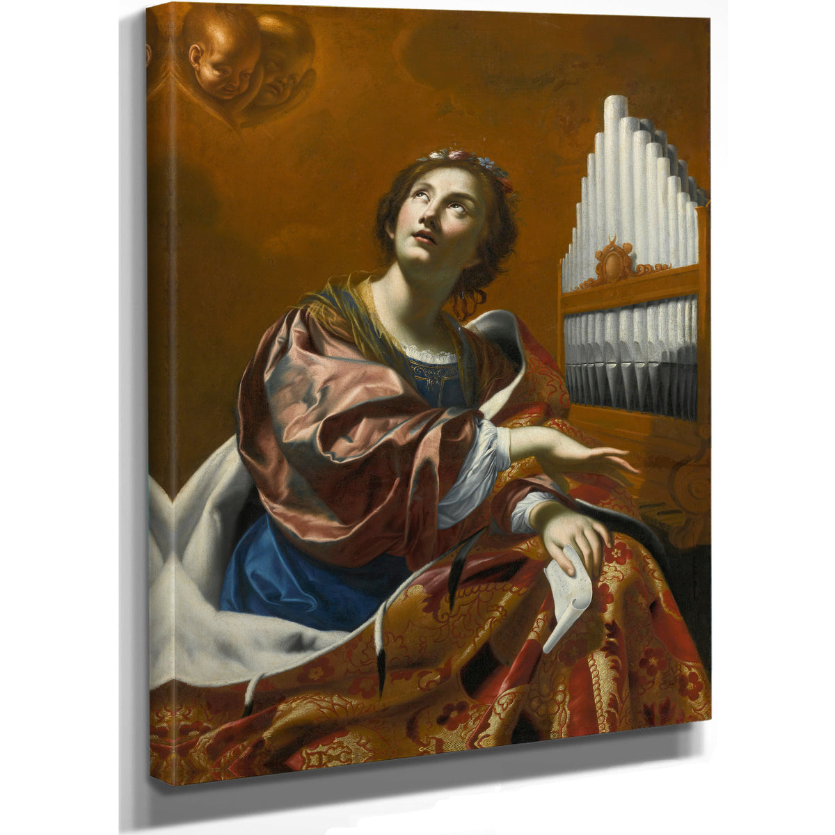 Saint Cecilia 13 By Follower Of Simon Vouet