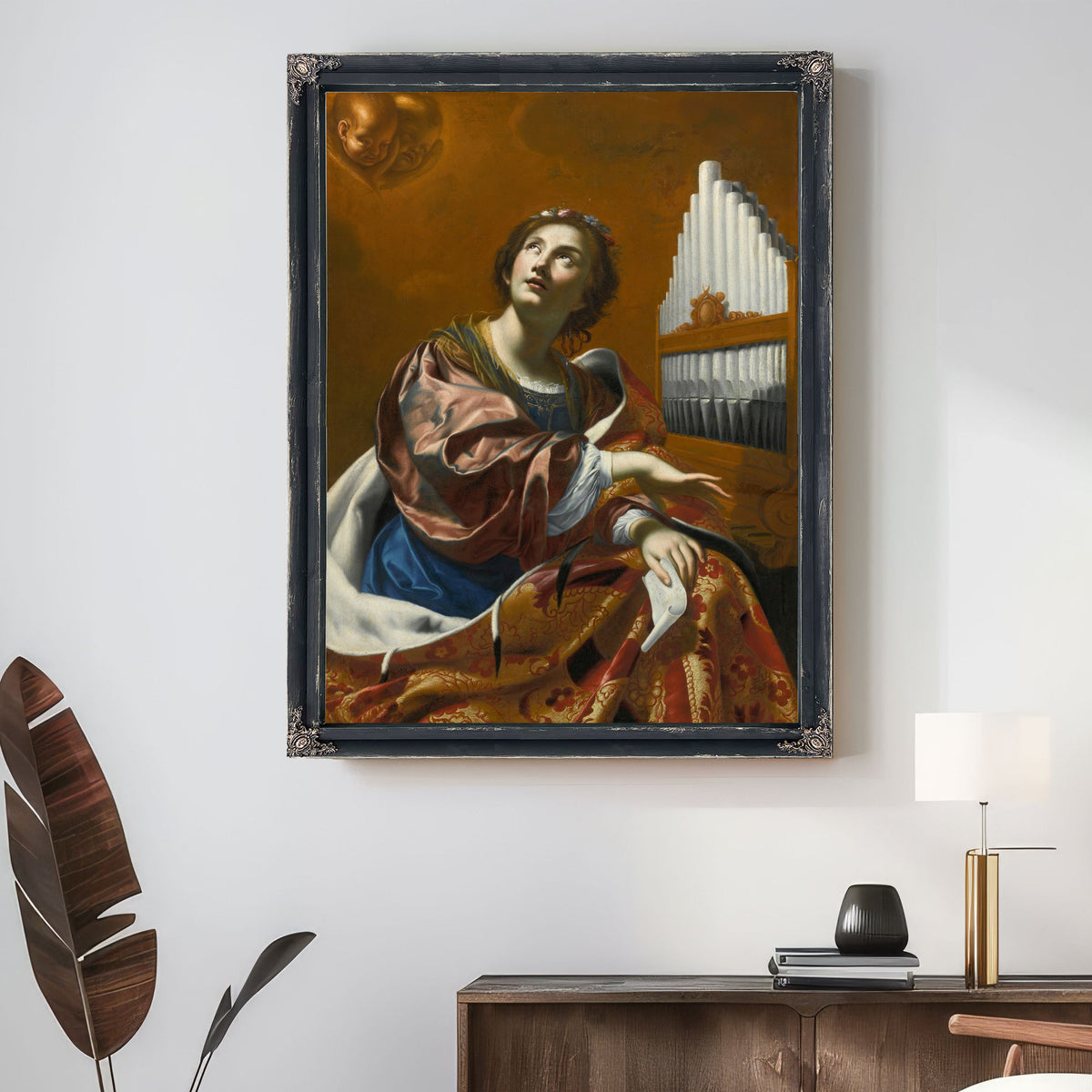 Saint Cecilia 13 By Follower Of Simon Vouet