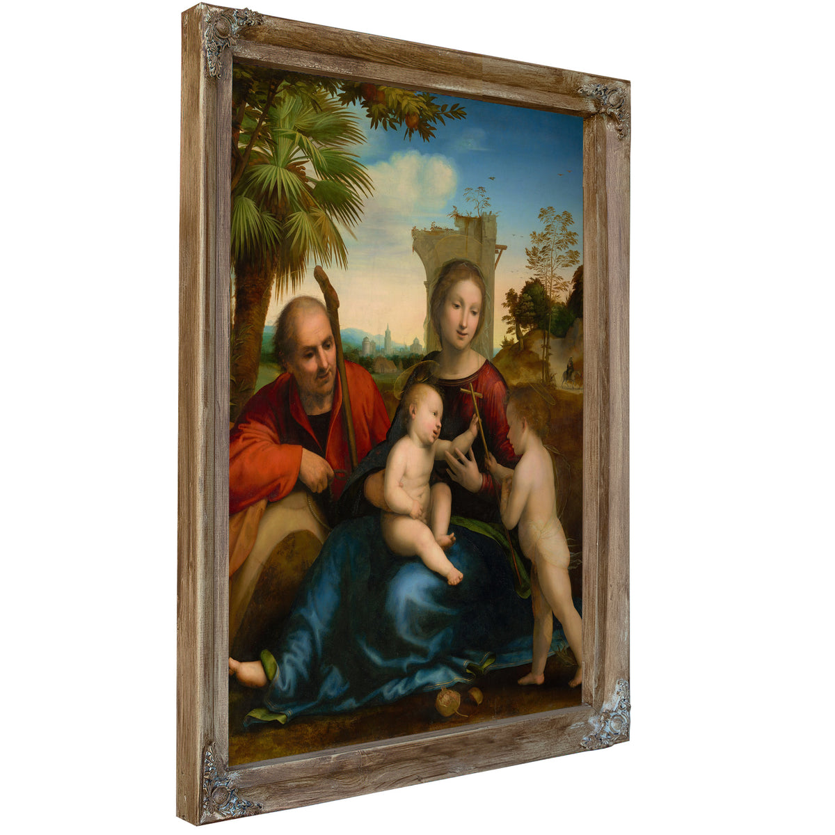 The Rest On The Flight Into Egypt With Saint John The Baptist By Fra Bartolomeo