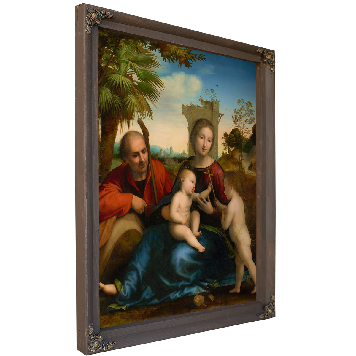 The Rest On The Flight Into Egypt With Saint John The Baptist By Fra Bartolomeo