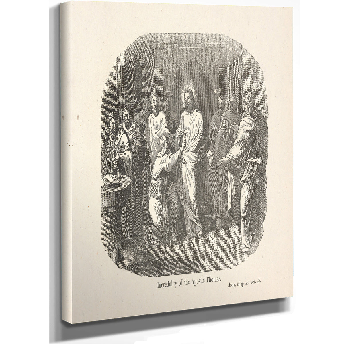 Incredulity Of The Apostle Thomas By Alexander Anderson