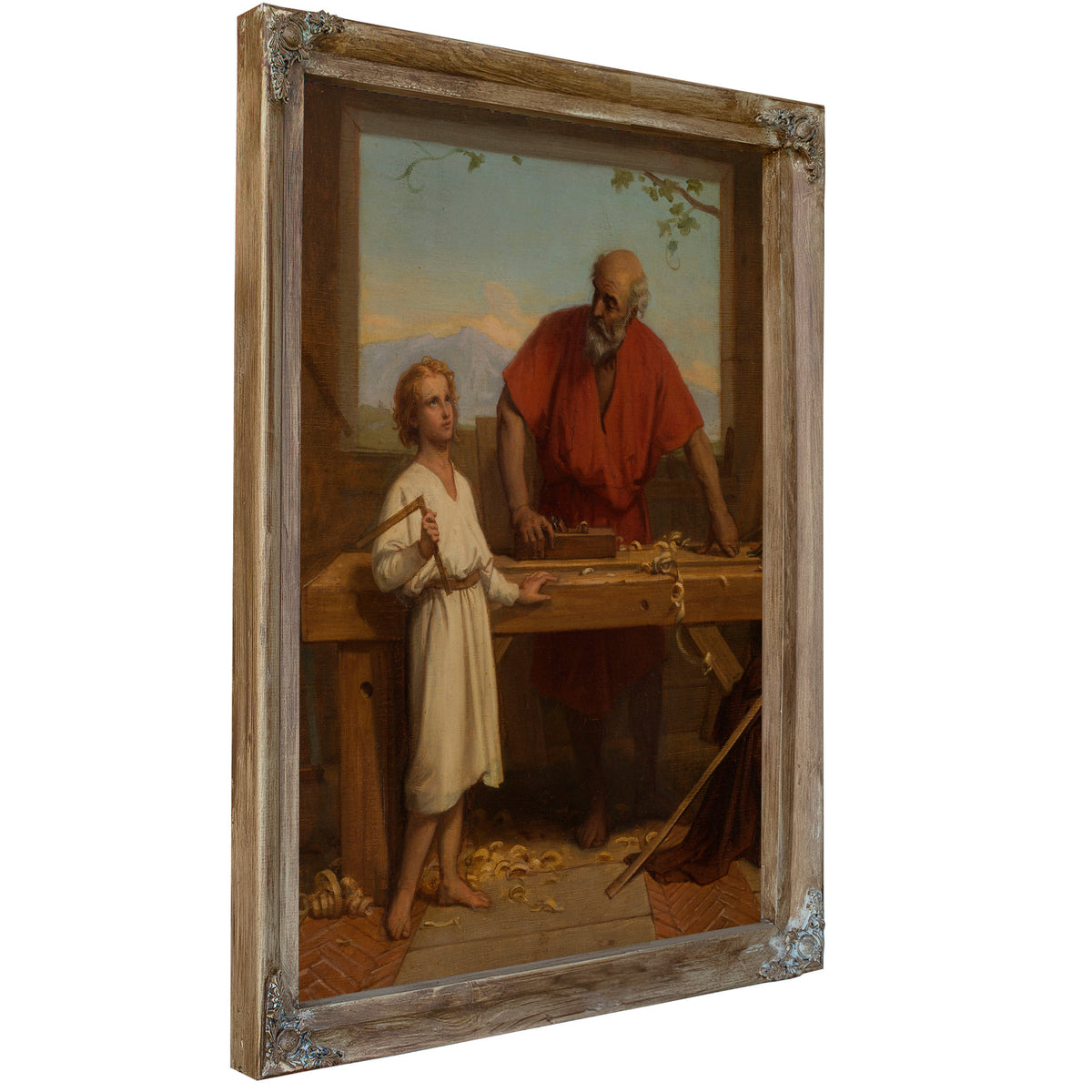 Saint Joseph Et Lenfant By Jules Richomme