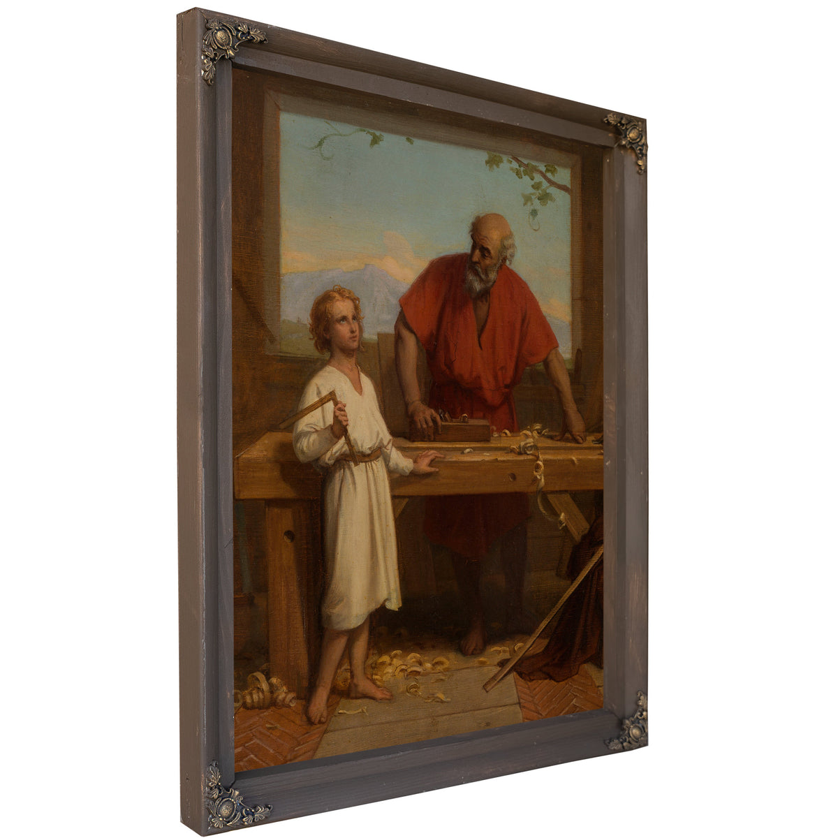Saint Joseph Et Lenfant By Jules Richomme