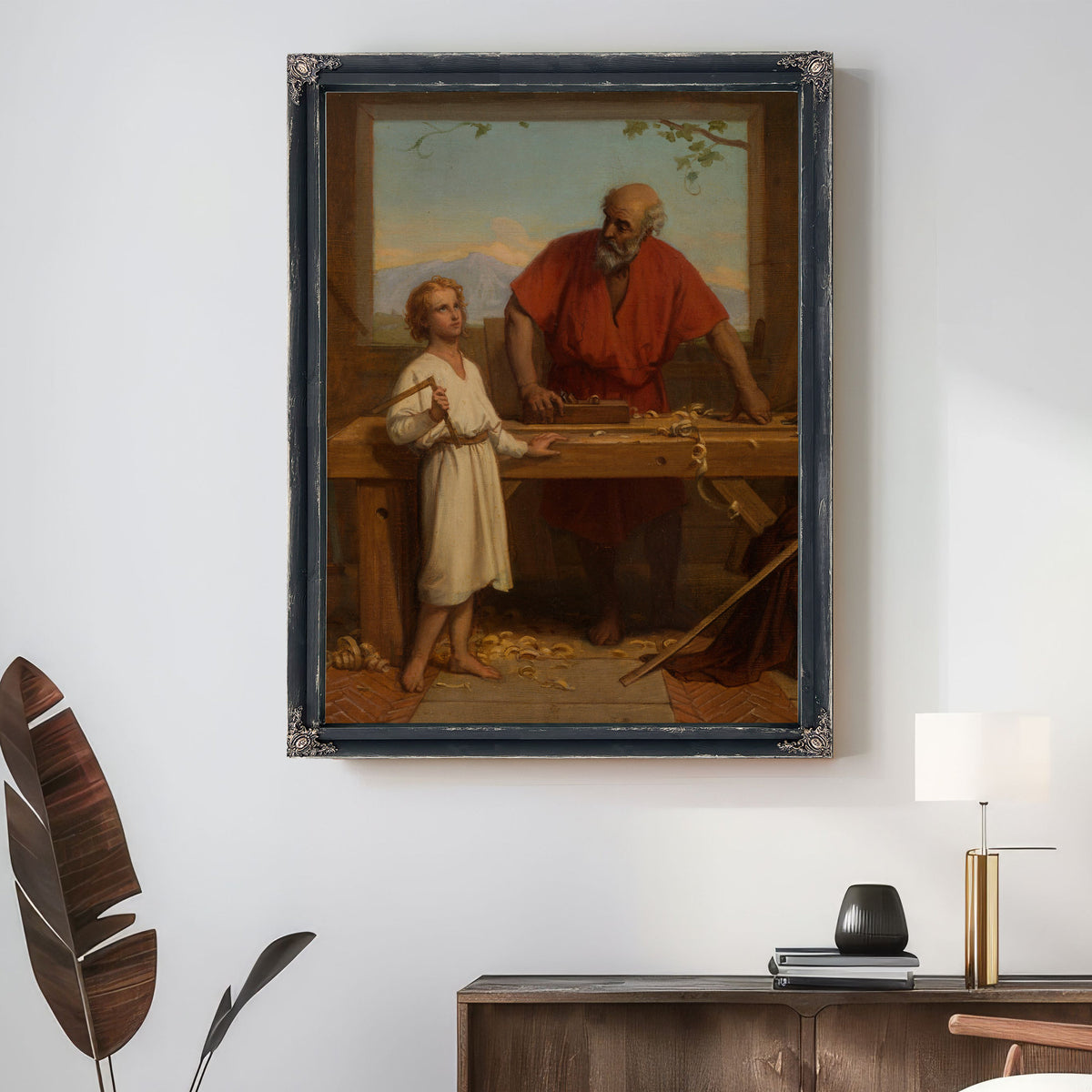 Saint Joseph Et Lenfant By Jules Richomme