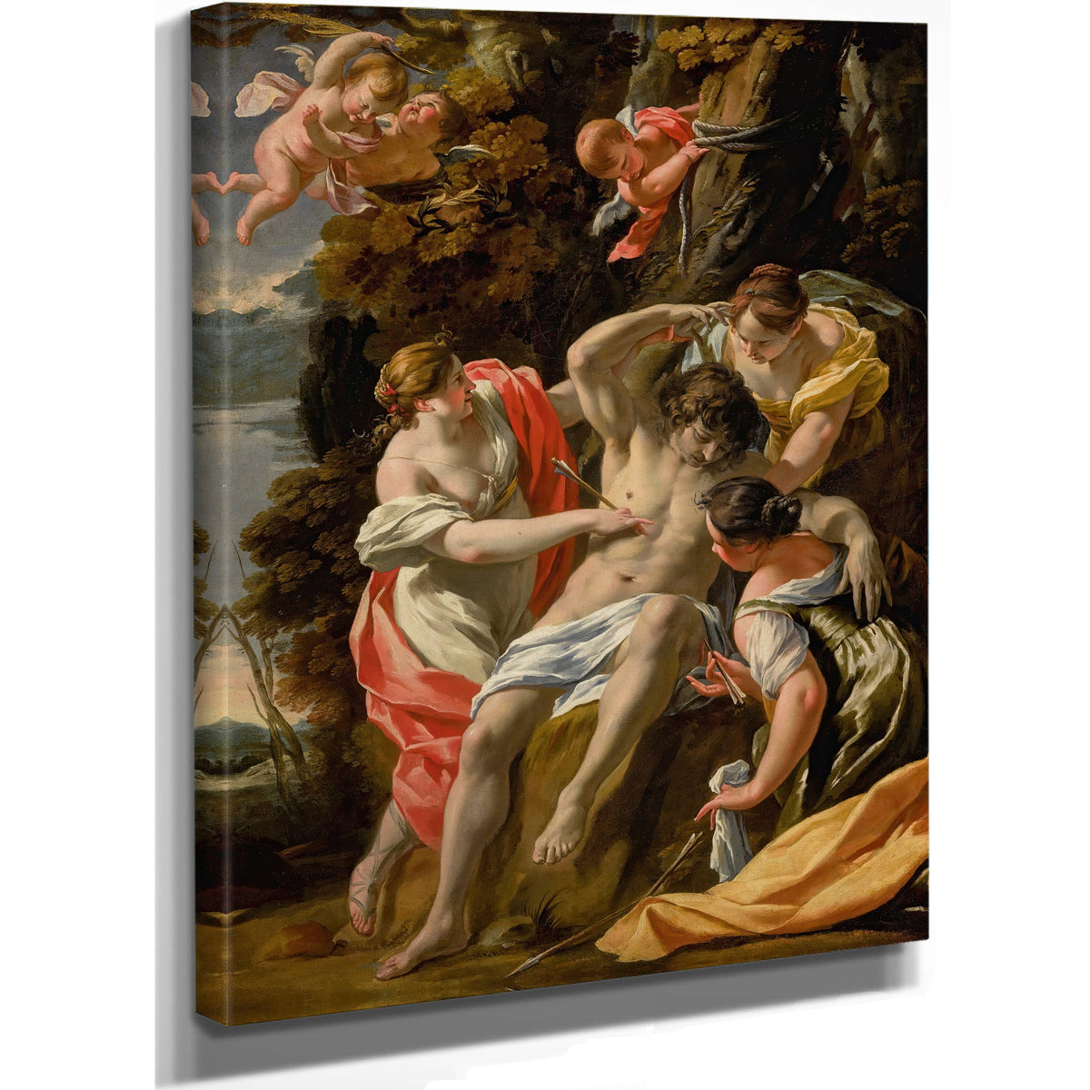 Saint Sebastian 13 By Jean Laurent Mosnier