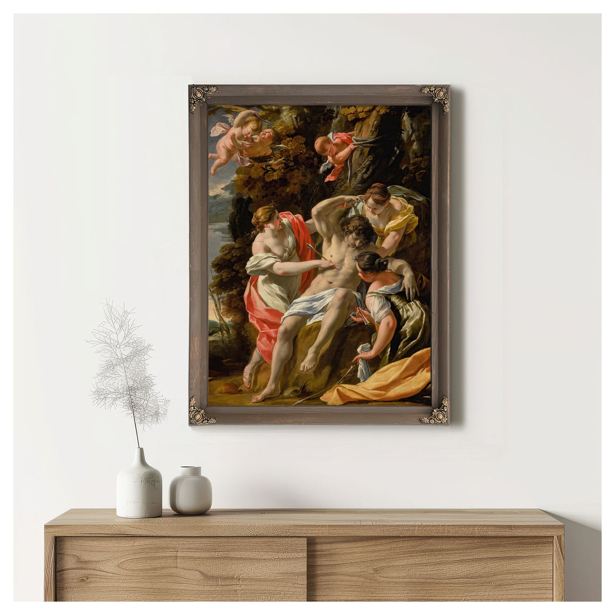Saint Sebastian 13 By Jean Laurent Mosnier