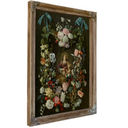 Saint Dorothea Surrounded By A Garland Of Flowers By Philips de Marlier